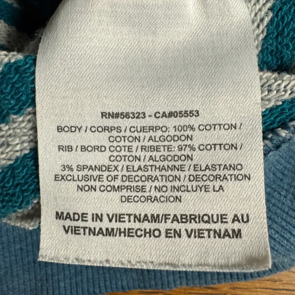 Nike‎ Athletic Dept Kids Crewneck Striped Long Sleeve Sweatshirt Size M